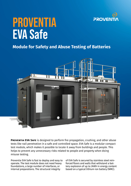 Proventia EVA Safe Data Sheet