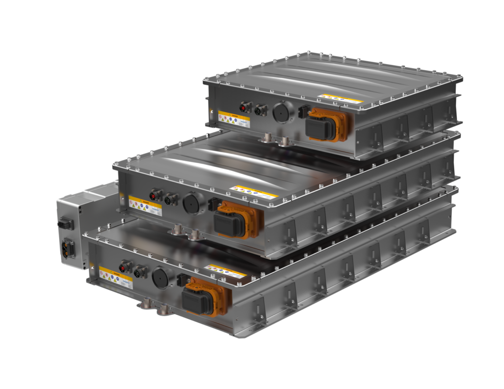 An example of modular Proventia Power Batteries with LTO technology.